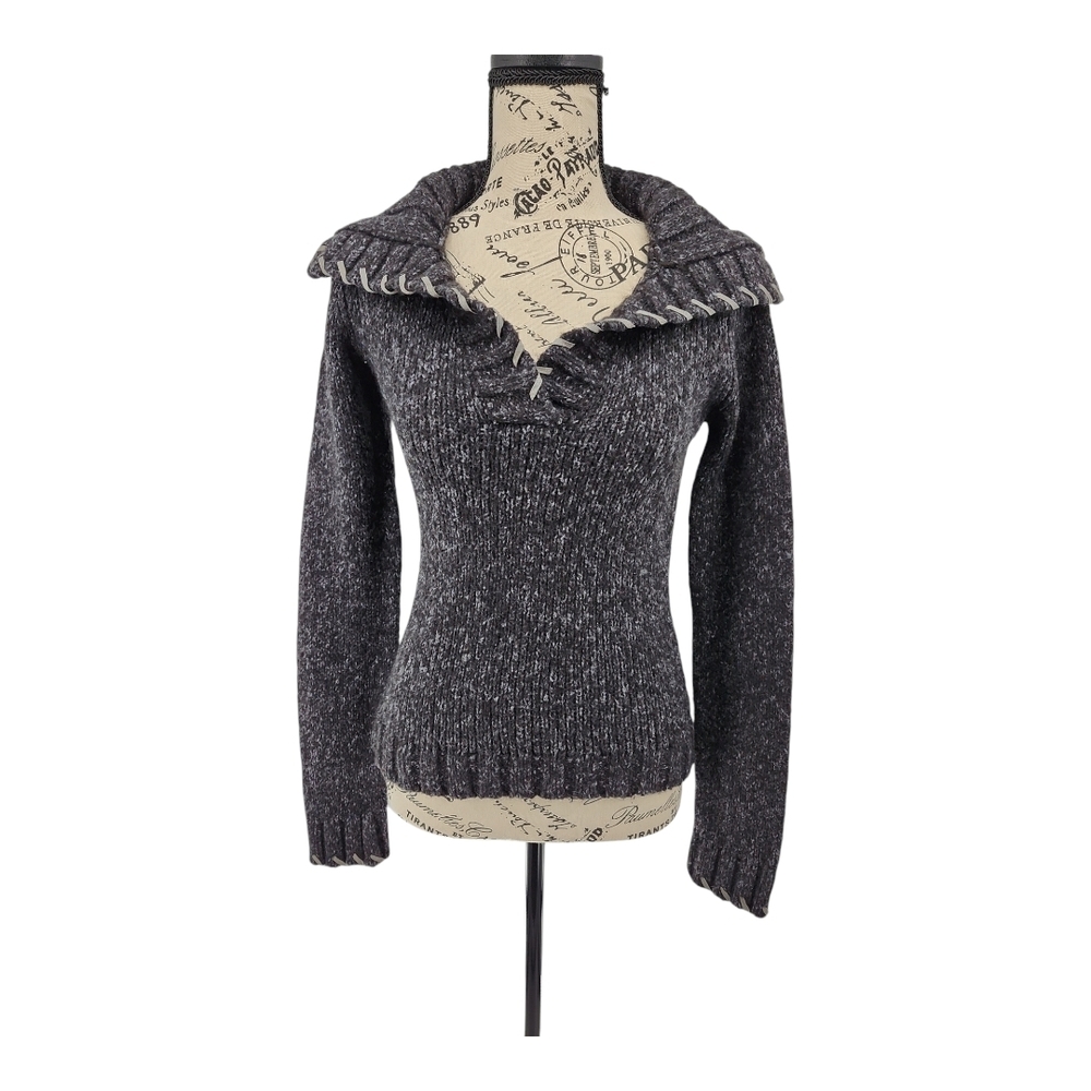 Women's Charcoal Gray Knit Sweater